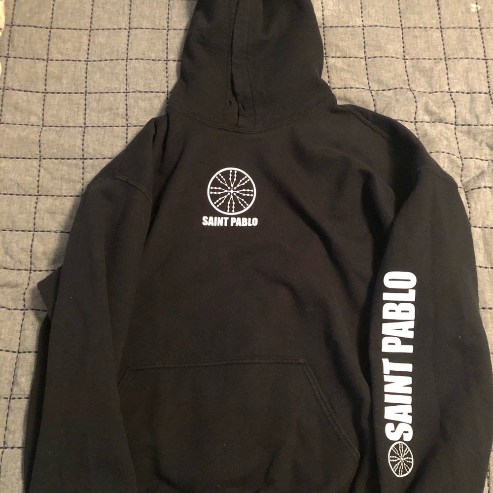 Saint Pablo Kanye West Tour Sweatshirt XL Black